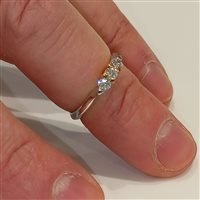 Anello Vidali Gioielli Donna in Oro bianco Zircone ANOR-23-34 - ANOR-23-34